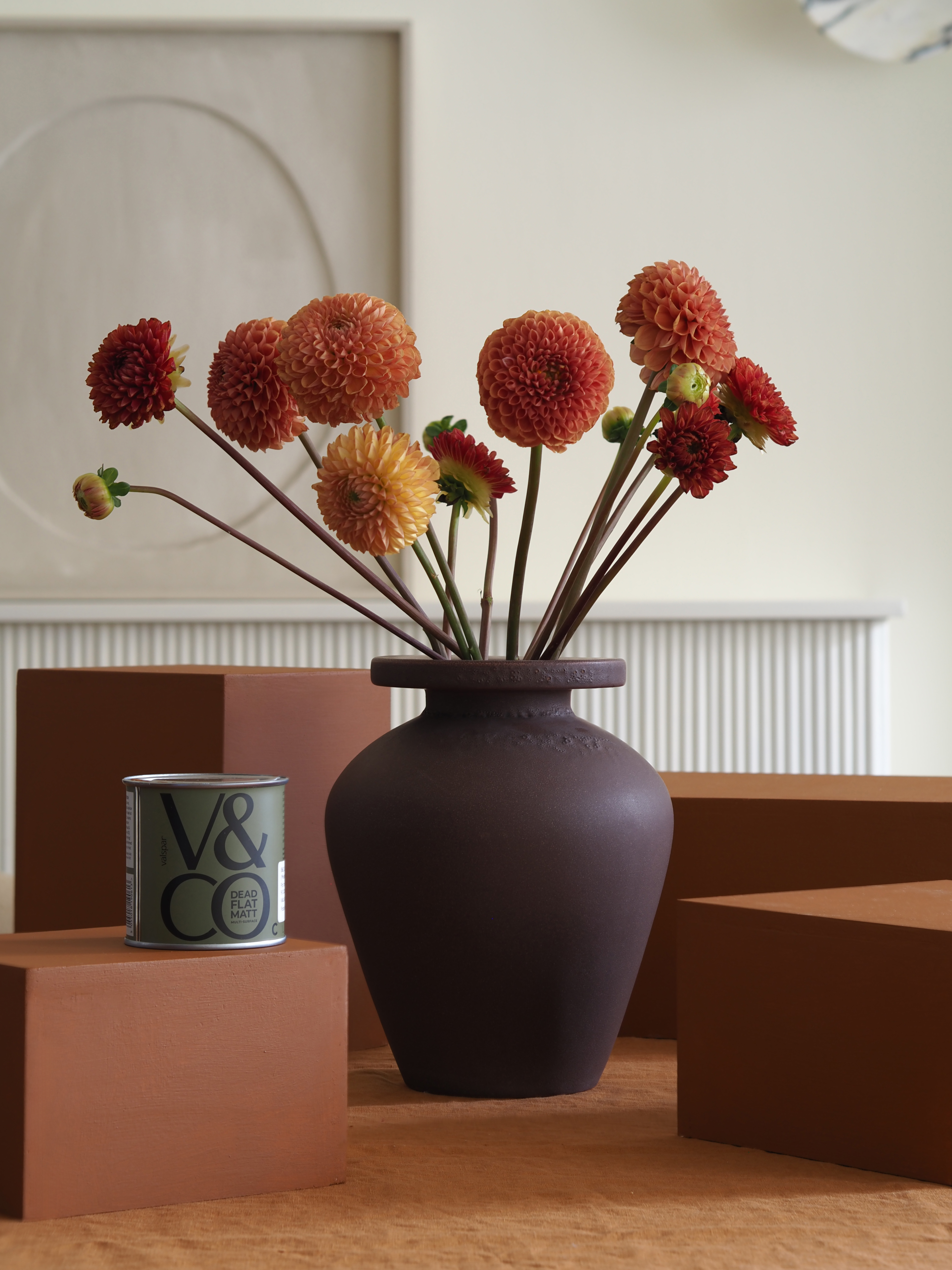 Close of up flowers on a table