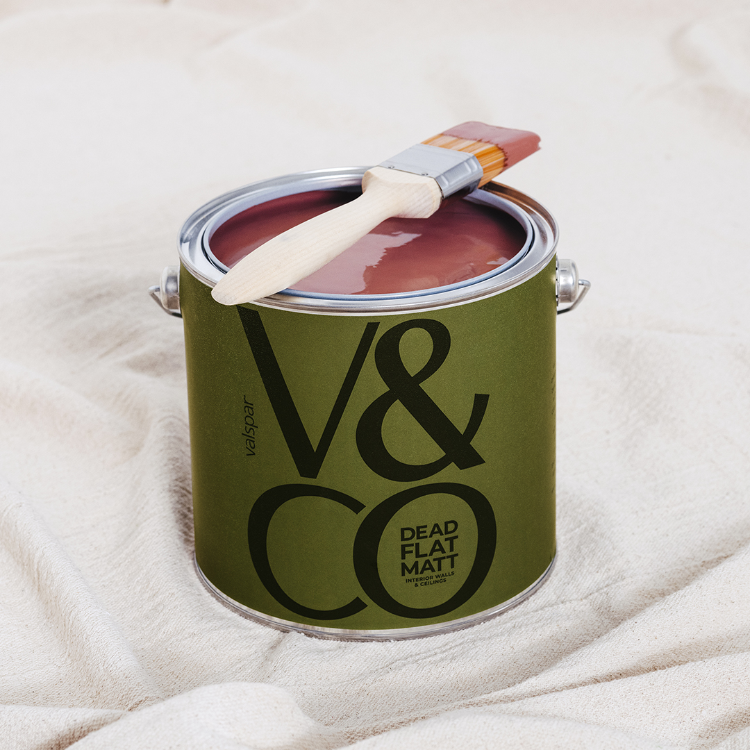 V&CO Paint Can Red